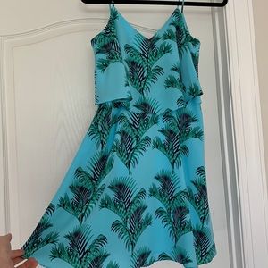 Tropical Palm Mini dress - Size 4
